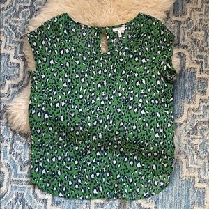 Joie leopard blouse